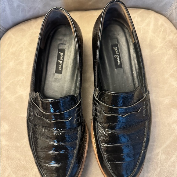 Paul Green Black Women’s Loafers - Picture 2 of 8